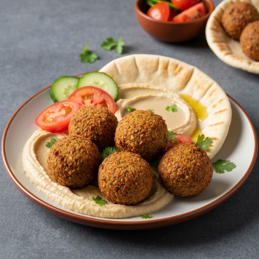 פלאפל טרי בפיתה